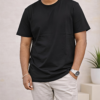 Bio-Washed Black T-Shirt Bio-Washed Black T-Shirt
