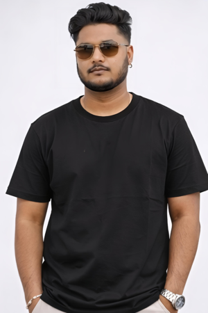 Heavyweight Black Tee