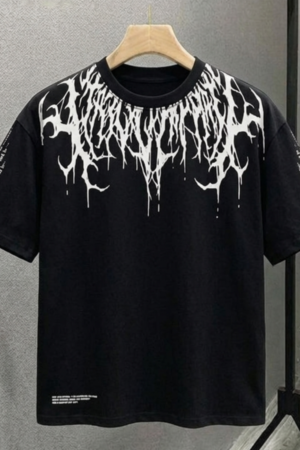 Men's Summer Premium Cotton T-shirt | Regular Fit Half Sleeve Graphic Printed Tee